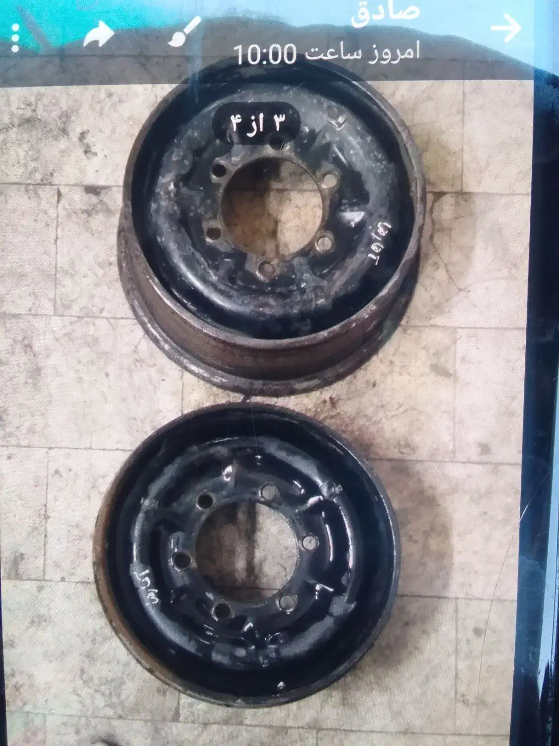 رینگ ۱۶نیسان اصلی|قطعات یدکی و لوازم جانبی|مشهد, رده|دیوار