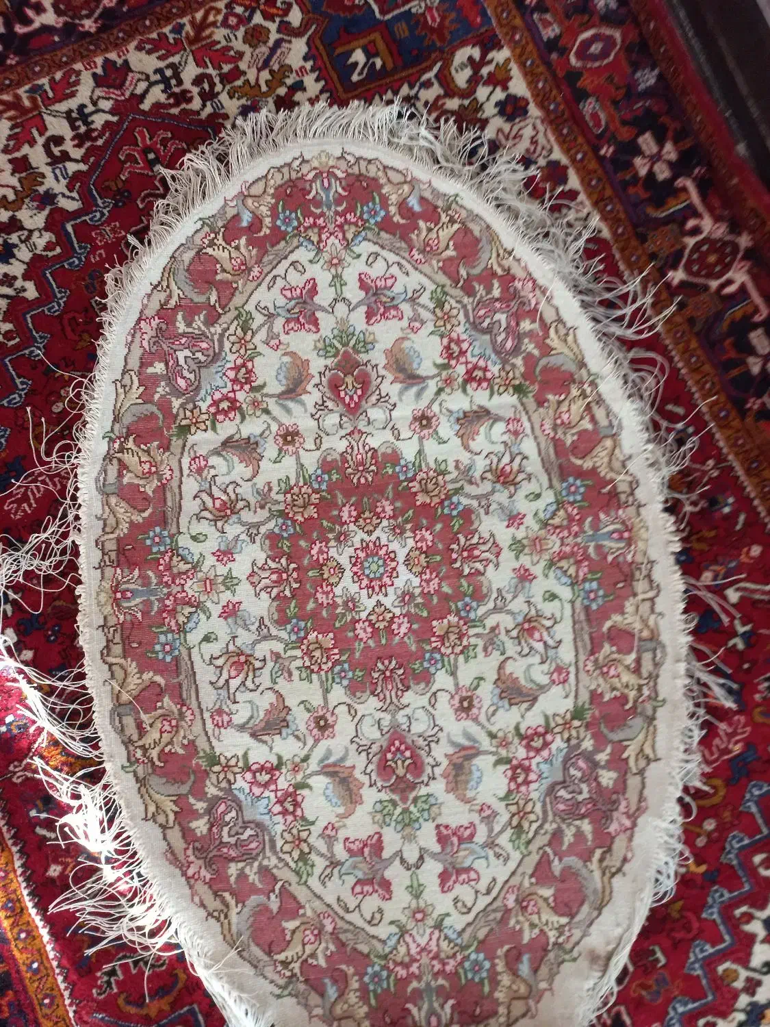 فرش بیضی|فرش|تبریز, |دیوار