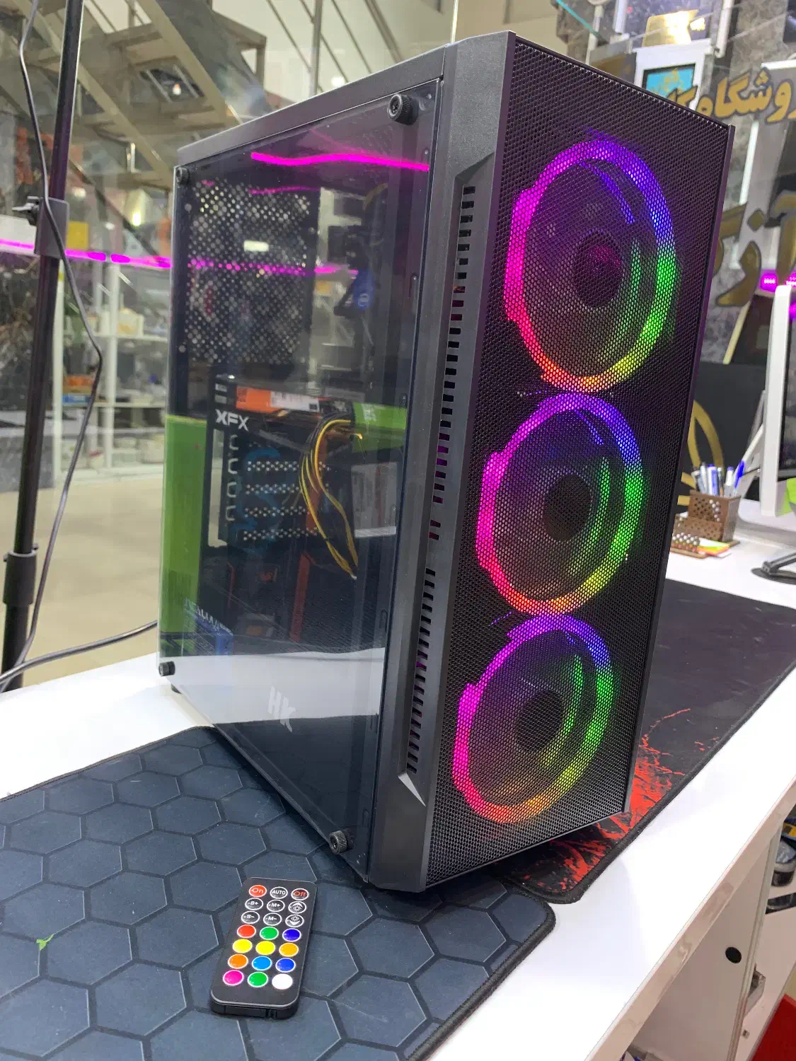 کیس کنترولی با قابلیت تغییر رنگ با کنترول|رایانه رومیزی|اهواز, گلستان|دیوار