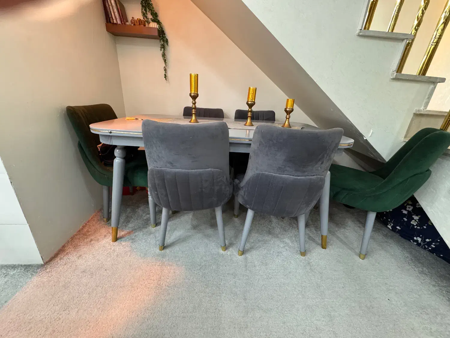 ناهار خوری ۶ نفره کاملا سالم و تمیز|میز و صندلی غذاخوری|پاکدشت, پاکدشت (مامازند)|دیوار