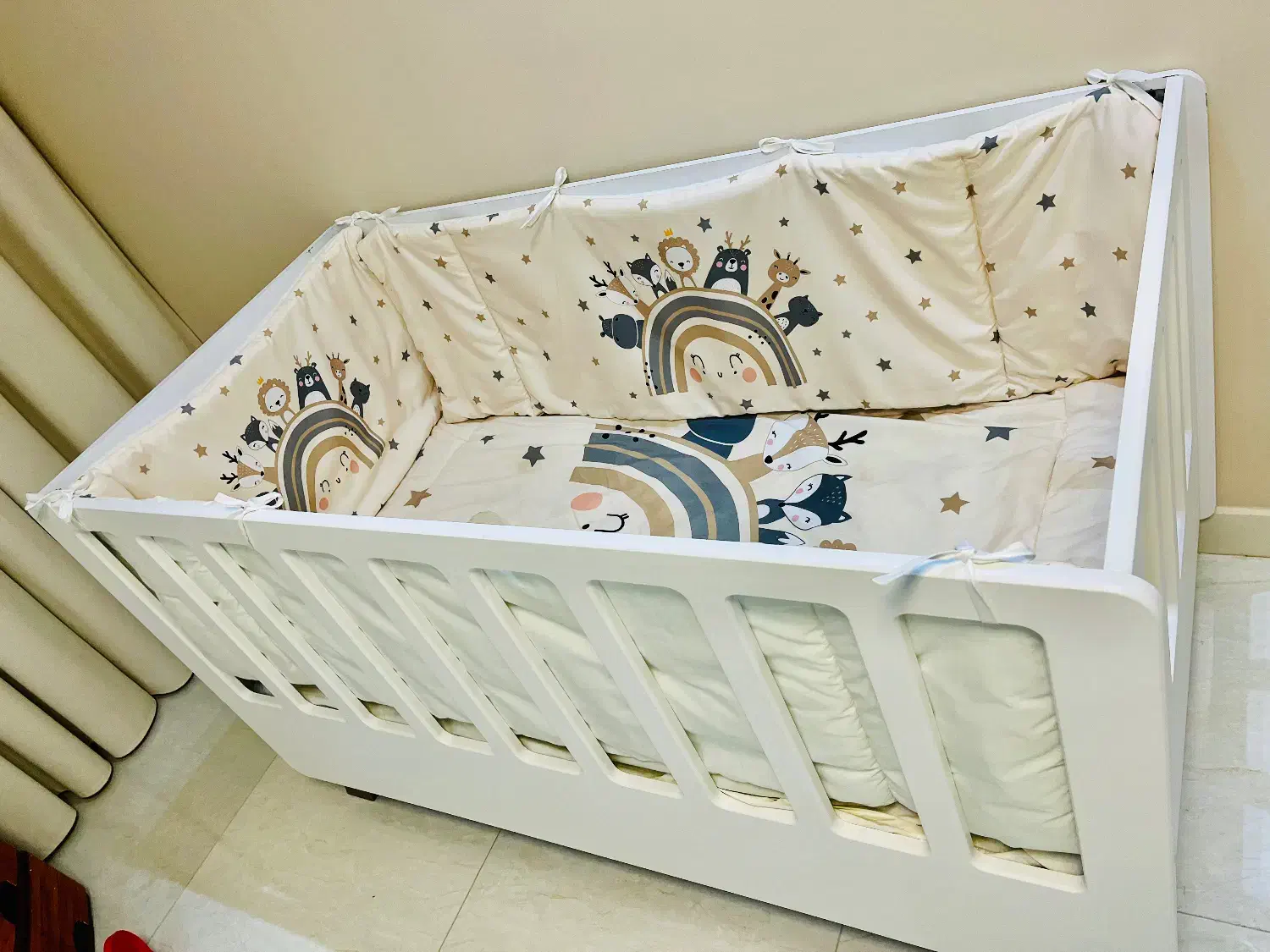 سرویس تخت و کمد کودک نو|تخت و سرویس خواب|گرگان, |دیوار