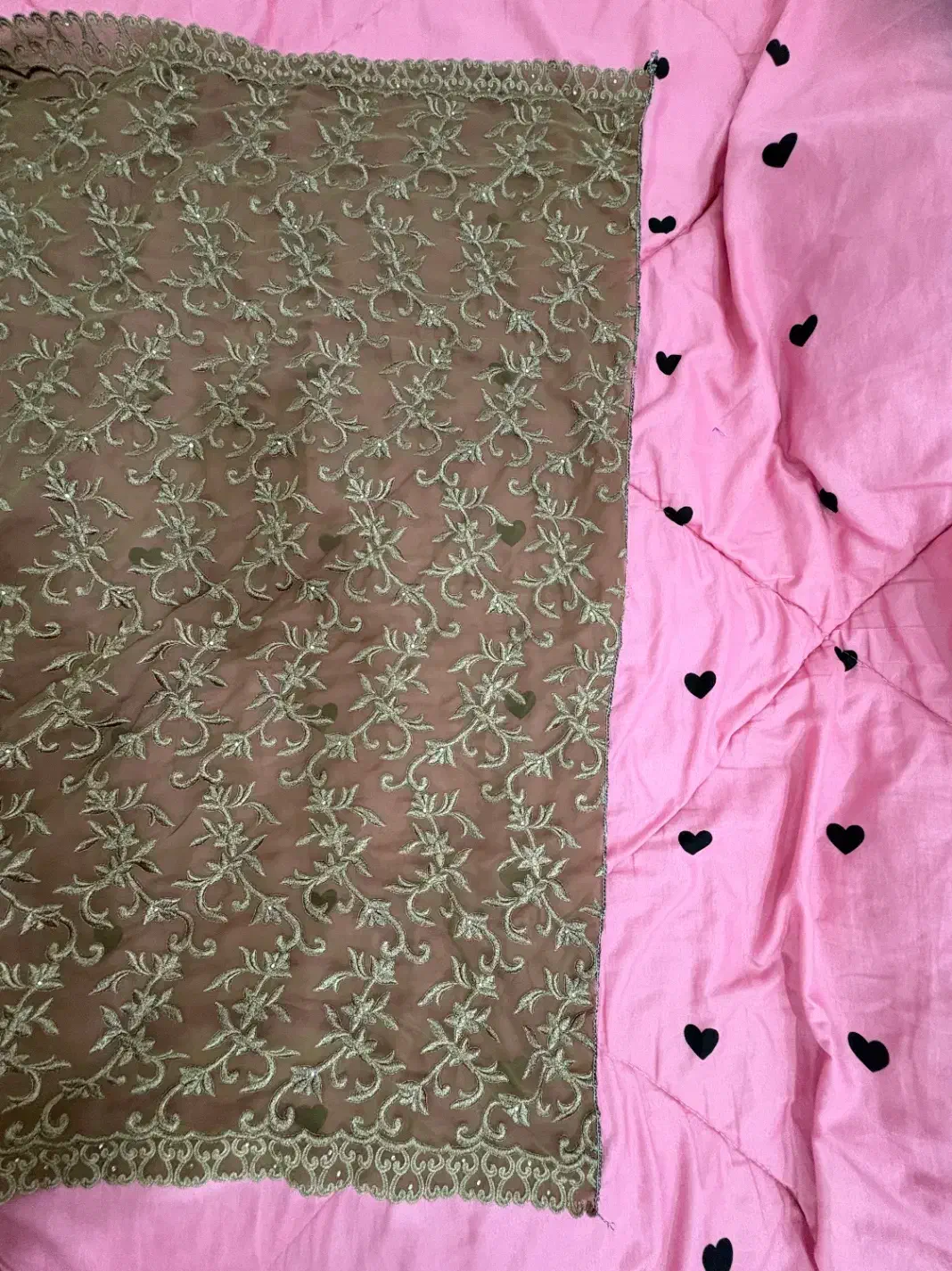 پارچه حریر گلدوزی شده ۵۷در دو متر|لباس|رشت, شالکو|دیوار