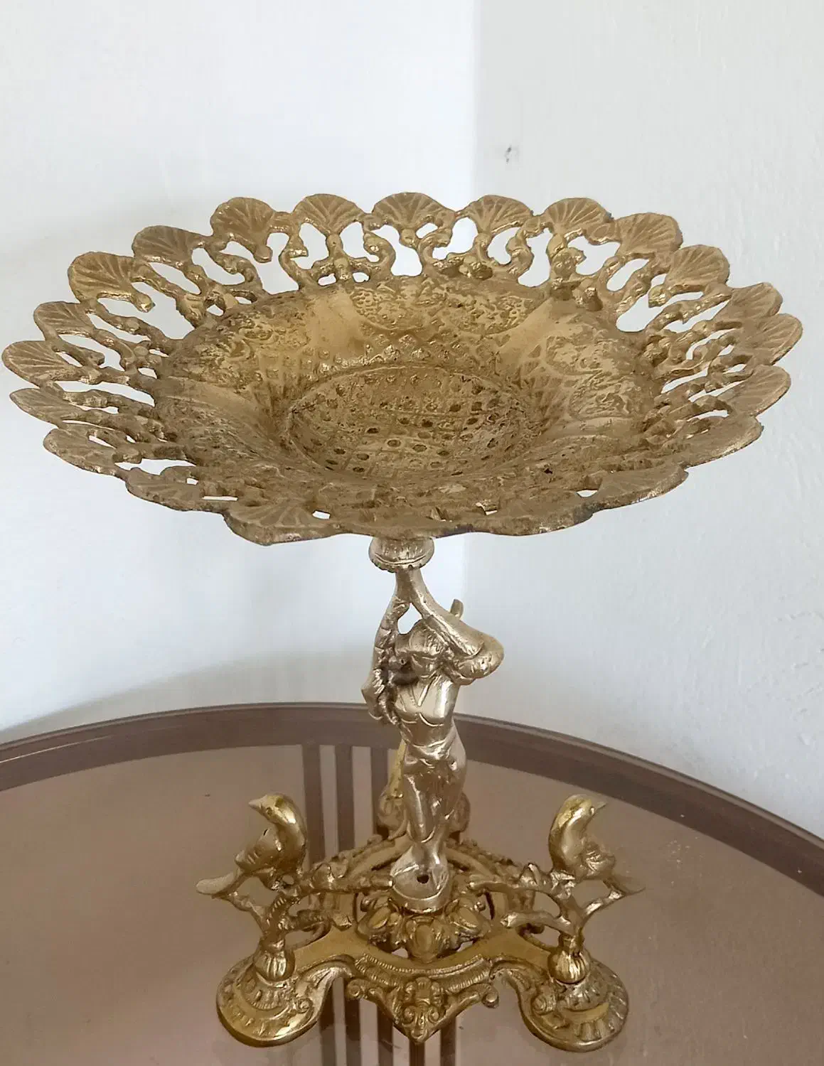 جا میوه‌ای تمام برنز|ظروف سرو و پذیرایی|رشت, حافظ آباد|دیوار