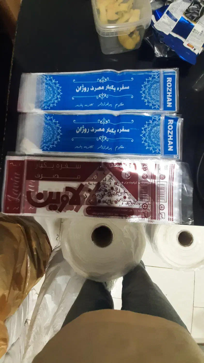 لفاف سفره یکبار مصرف|ظروف نگهدارنده، پلاستیکی، یک‌بارمصرف|کرج, باغستان|دیوار