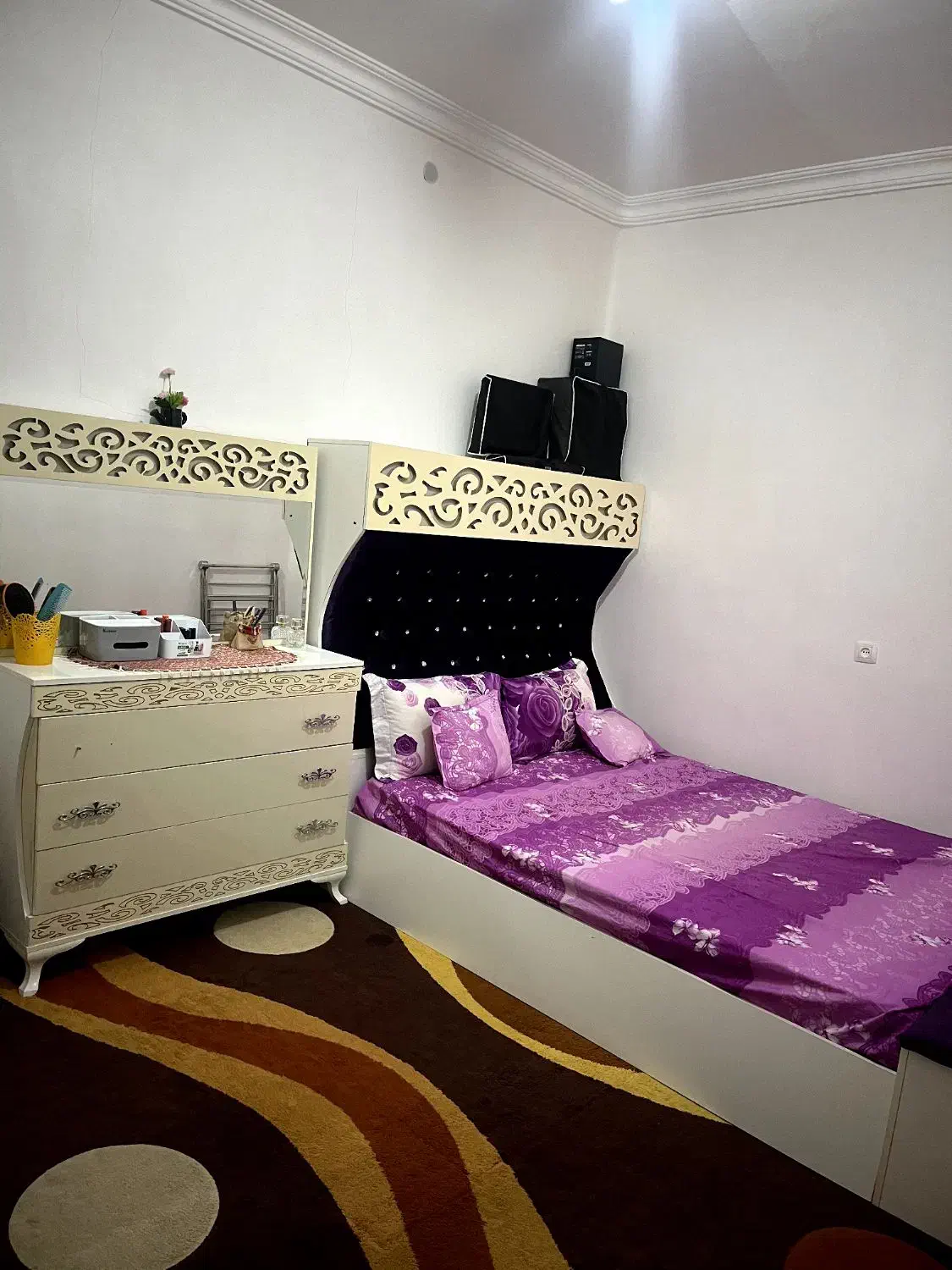 تخت خواب دو نفره|تخت و سرویس خواب|دره شهر, |دیوار