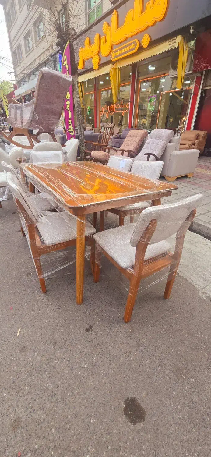 فروش میز غذاخوری آپارتمانی ۶۹۵۰|میز و صندلی غذاخوری|رشت, رودبارتان|دیوار