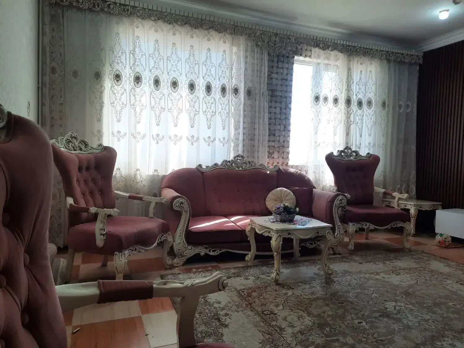 مبل سلطنتی ۷ نفره|مبلمان خانگی و میز عسلی|بروجرد, |دیوار