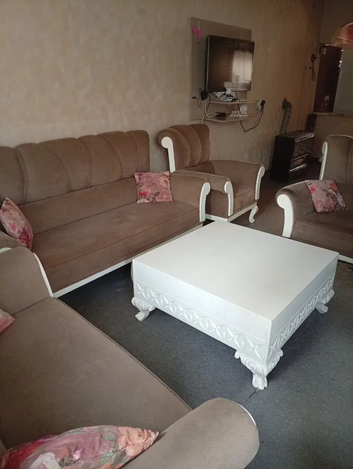 مبل 7 نفره|مبلمان خانگی و میز عسلی|گنبد کاووس, |دیوار