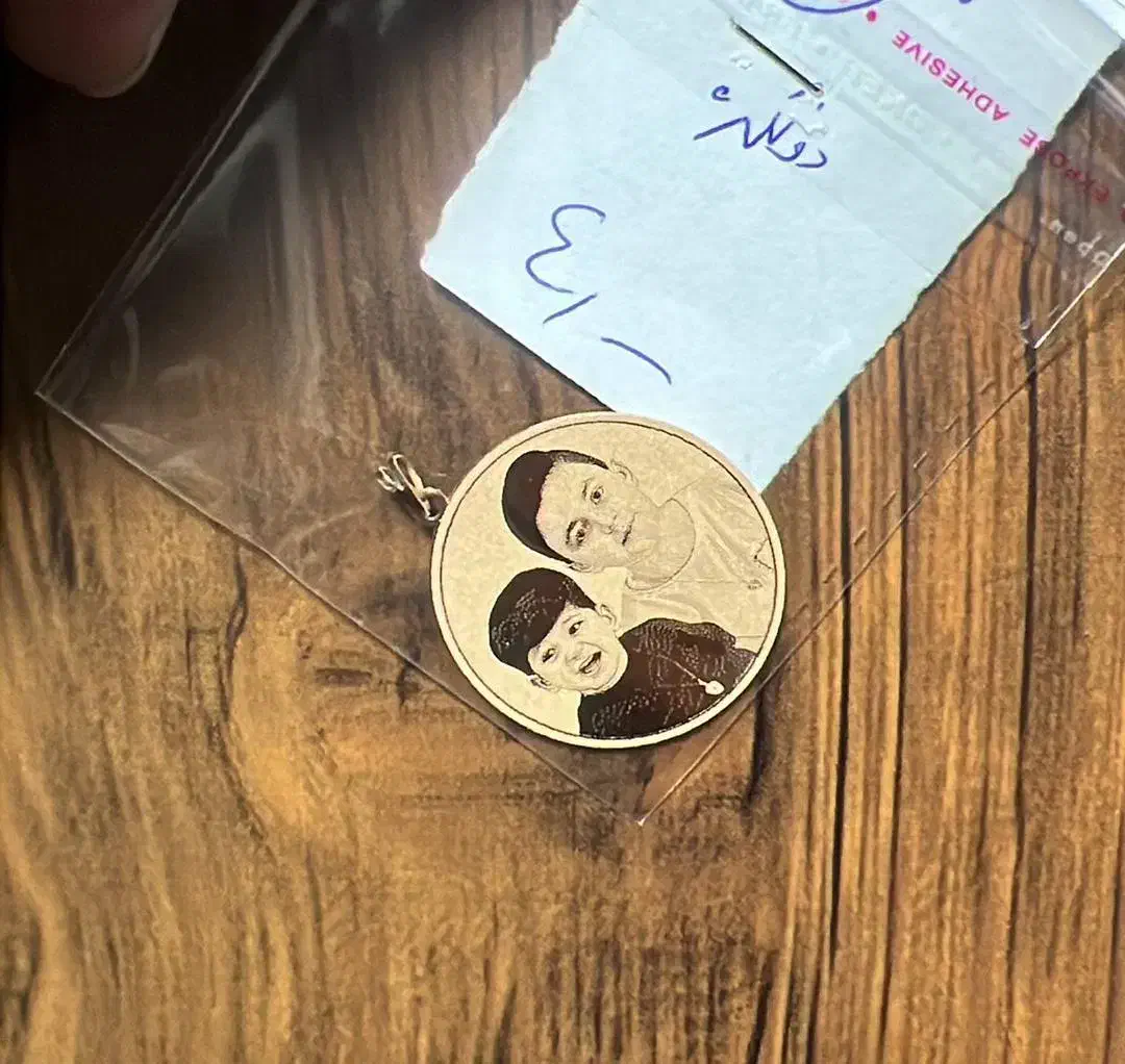 پلاک طلا حکاکی چهره ( ویژه ی روز مادر )|جواهرات|تهران, شهرک ولیعصر شمالی|دیوار