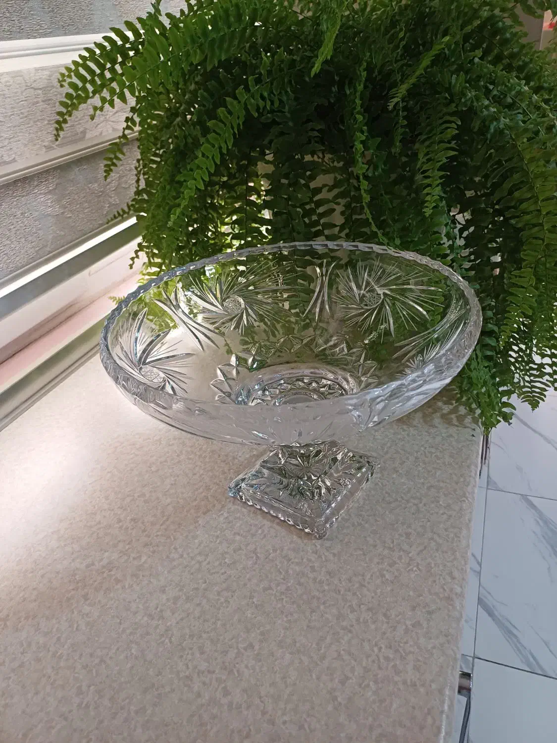 کشکول و میوه خوری کریستال خورشیدی|ظروف سرو و پذیرایی|اردبیل, |دیوار