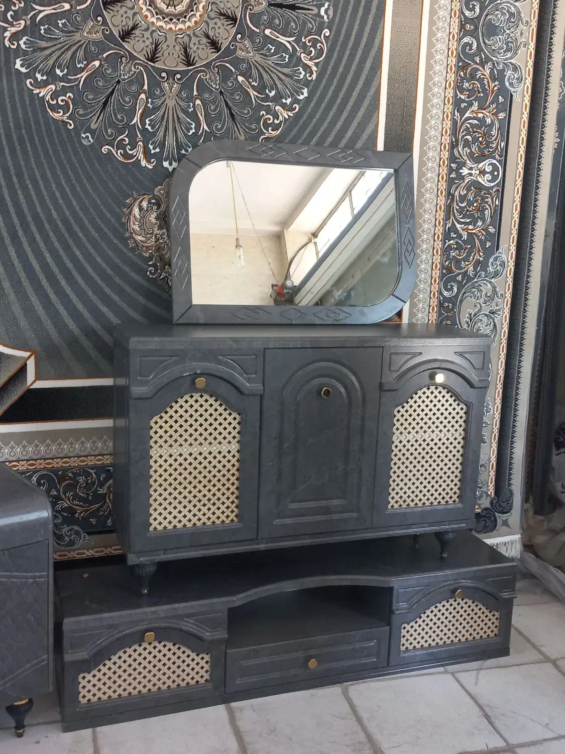 کنسول آینه|بوفه، ویترین، کنسول|شوشتر, |دیوار