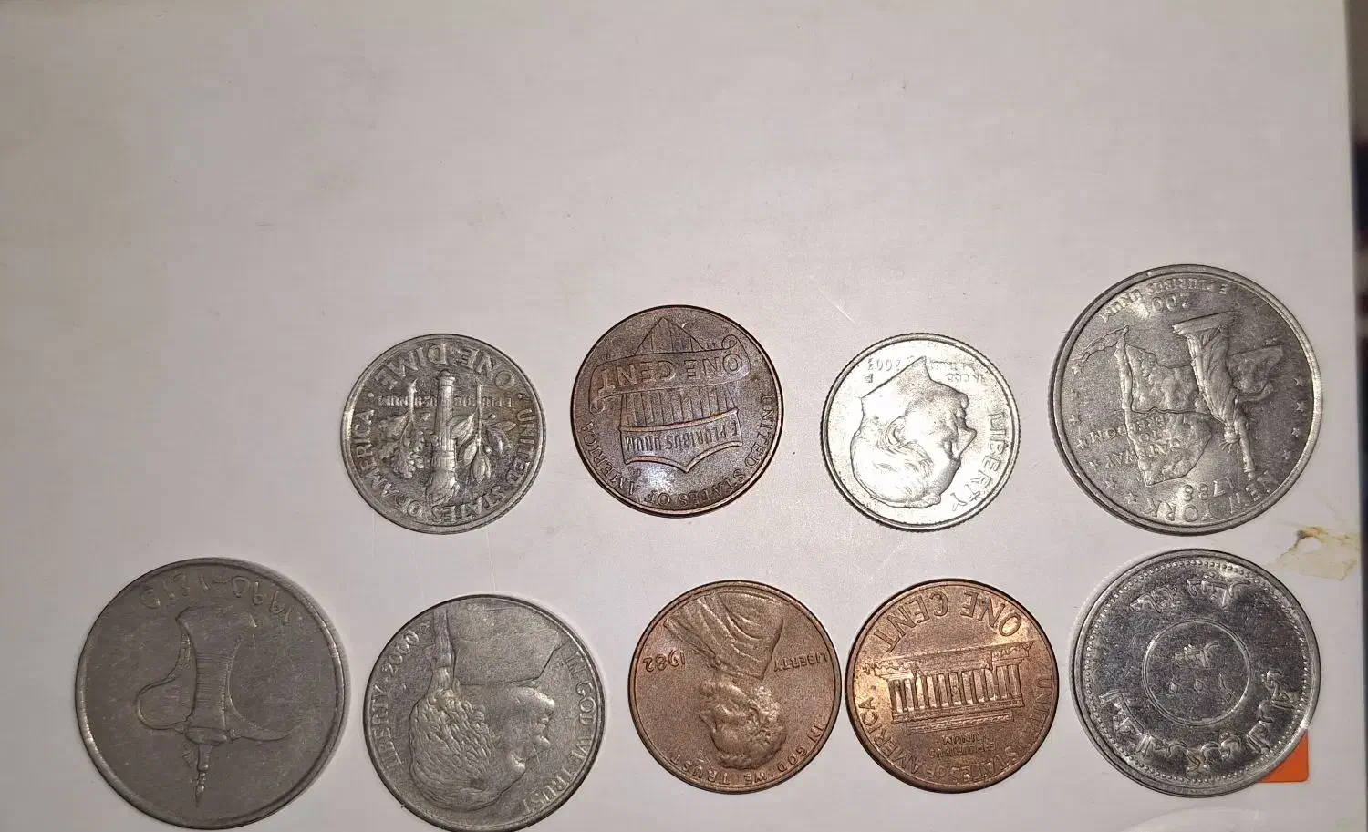 سکه زمان شاهی و چنتا سکه از کشورهای دیگه|کلکسیون سکه، تمبر، اسکناس|بوژگان, |دیوار