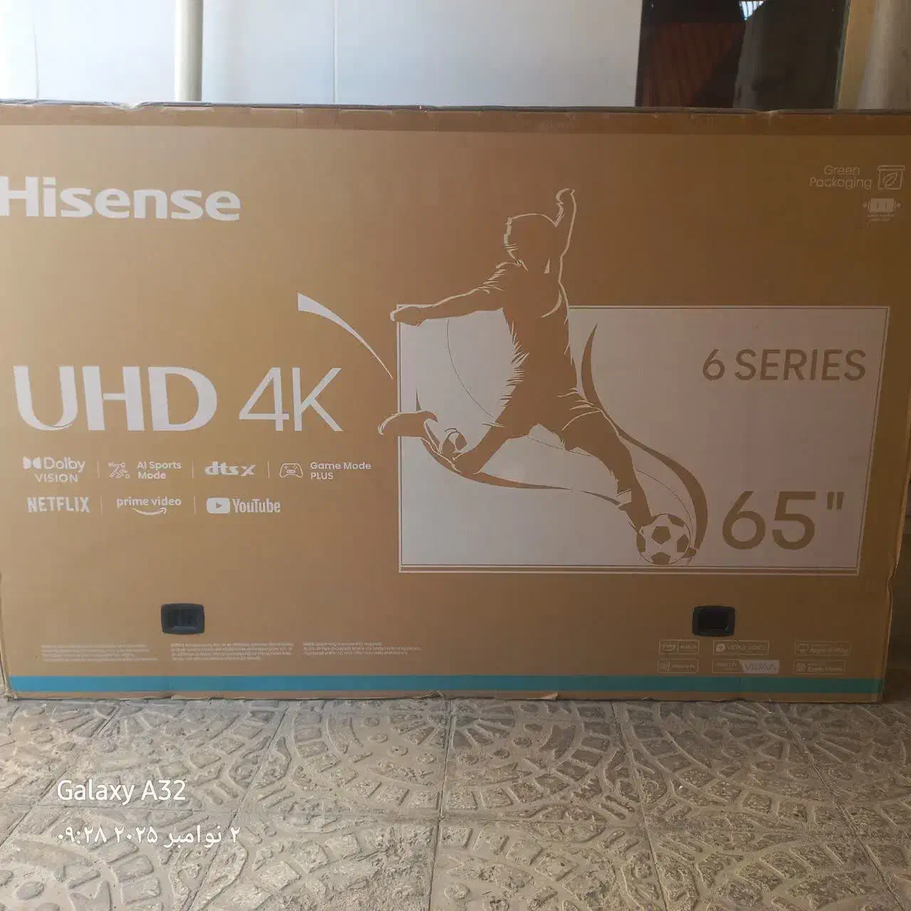 ۶۵ هایسنس A62NS آکبند|تلویزیون و پروژکتور|اصفهان, مارچین|دیوار