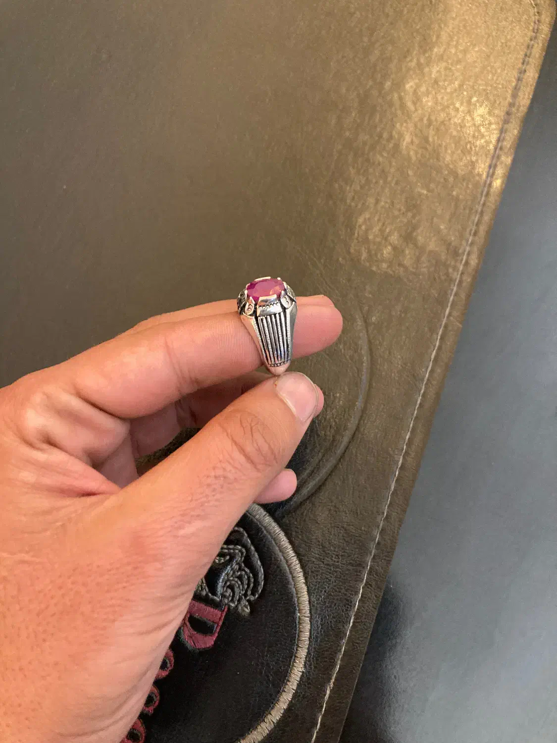 انگشتر یاقوت برمه|جواهرات|تبریز, |دیوار