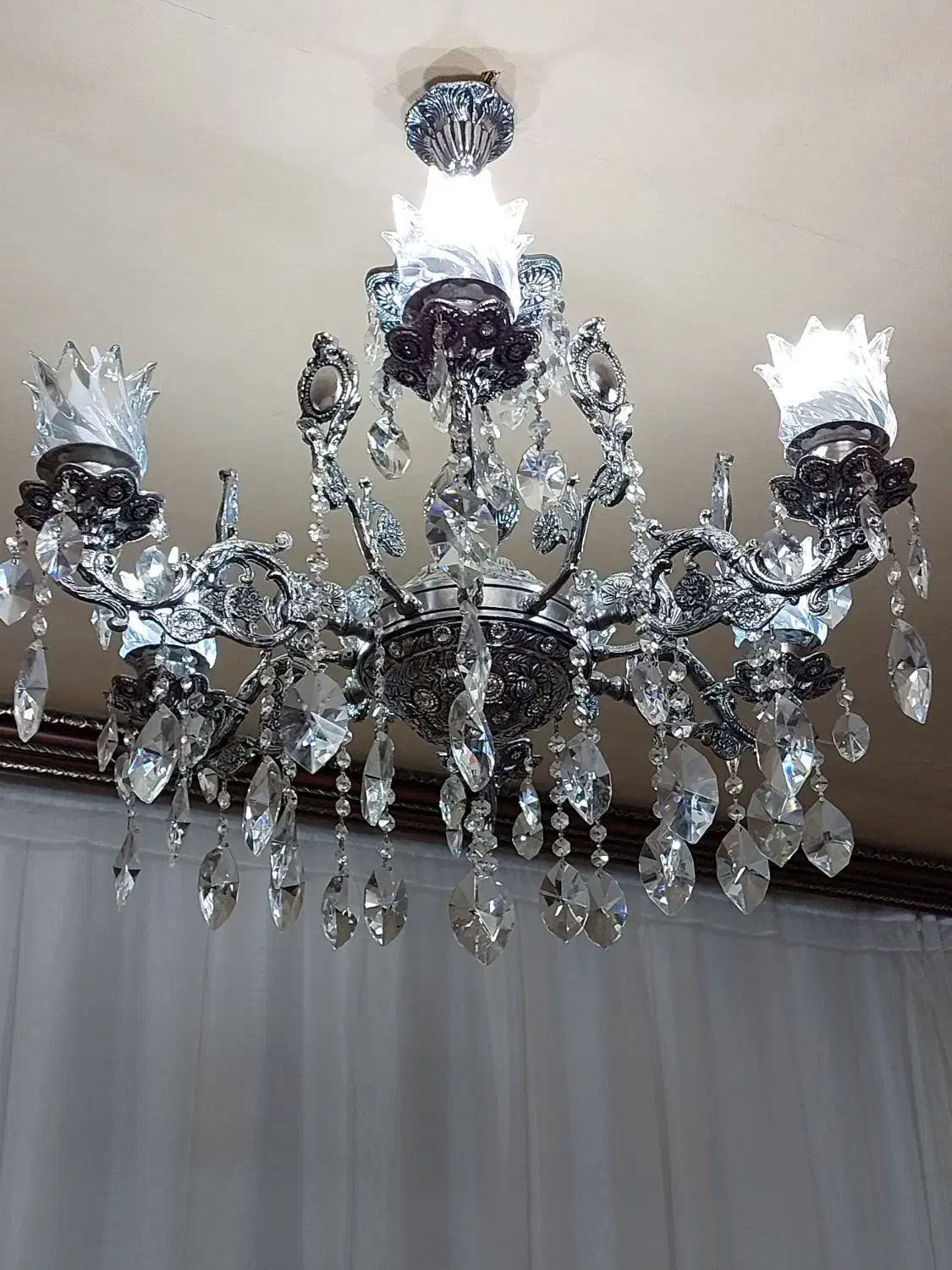 لوستر ۶شاخه|لوستر و چراغ آویز|تبریز, |دیوار