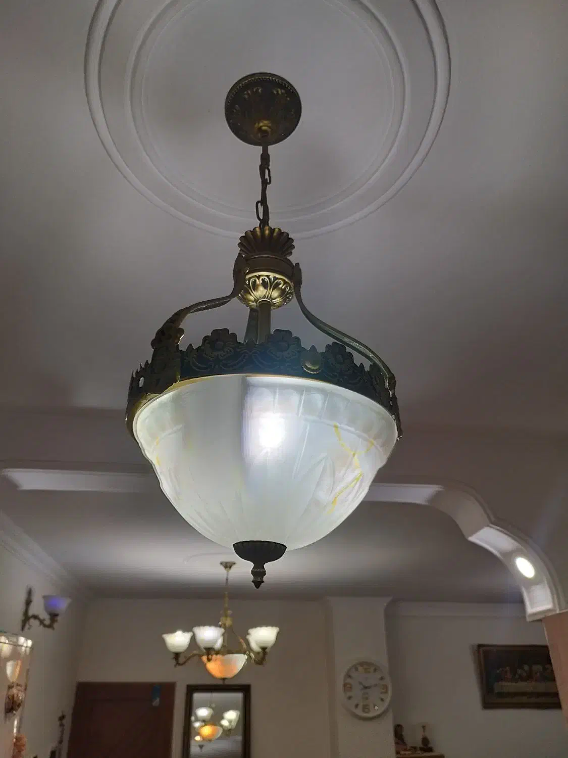 لوستر|لوستر و چراغ آویز|باغستان, |دیوار