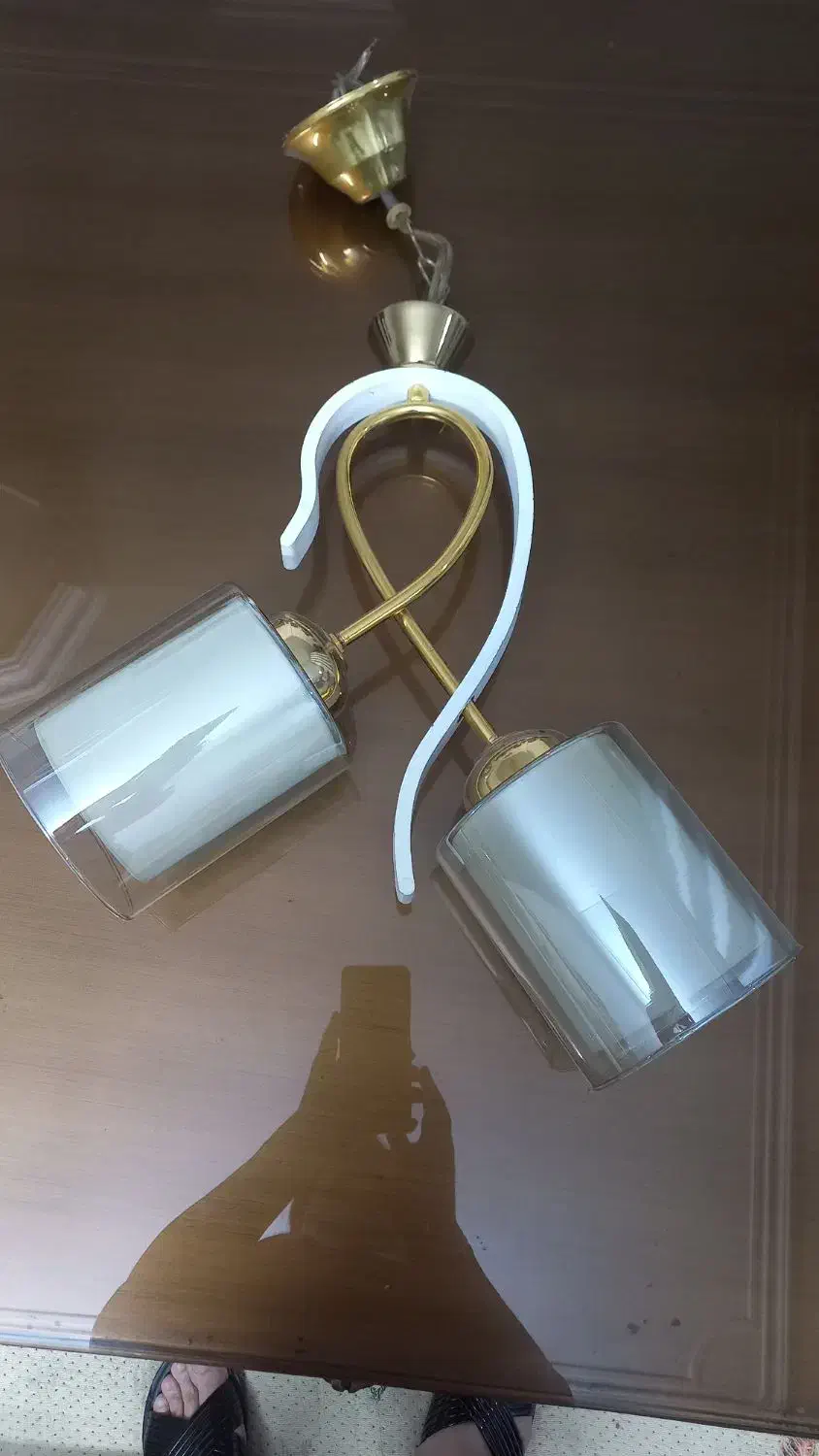 ۲ عدد لوستر کاملا تمیز و سالم|لوستر و چراغ آویز|تهران, شکوفه (عبدل آباد)|دیوار
