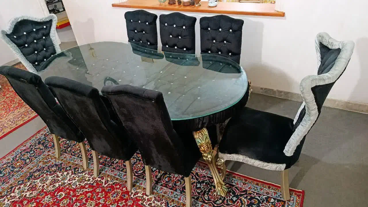 میز ناهارخوری ۸ نفره|میز و صندلی غذاخوری|بهشهر, |دیوار
