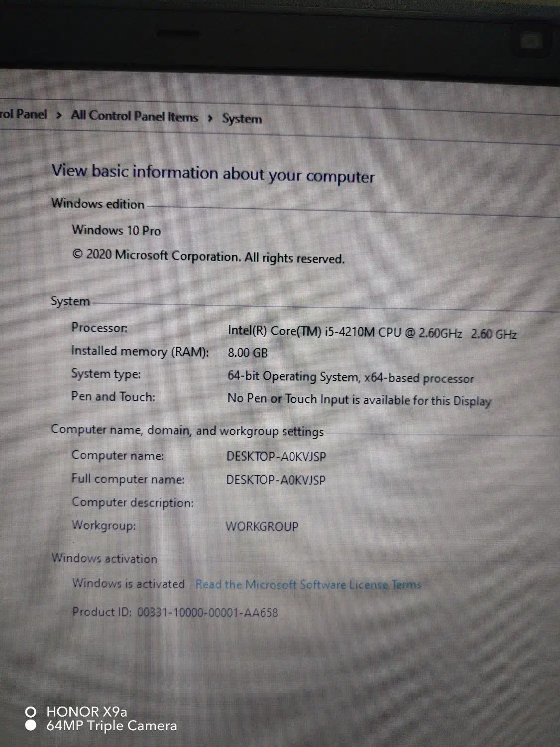 لپتاپ msi خونگی درحدنو سالم i5 با گرافیک مجزا|رایانه همراه|آبادان, |دیوار