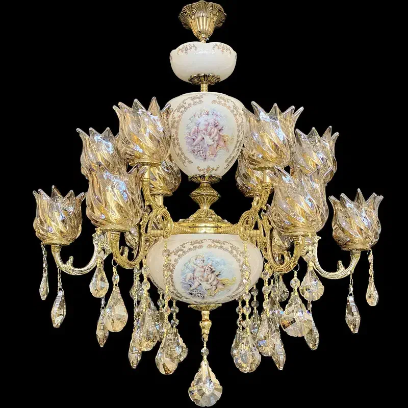 لوستر زیبا|لوستر و چراغ آویز|ساوه, |دیوار