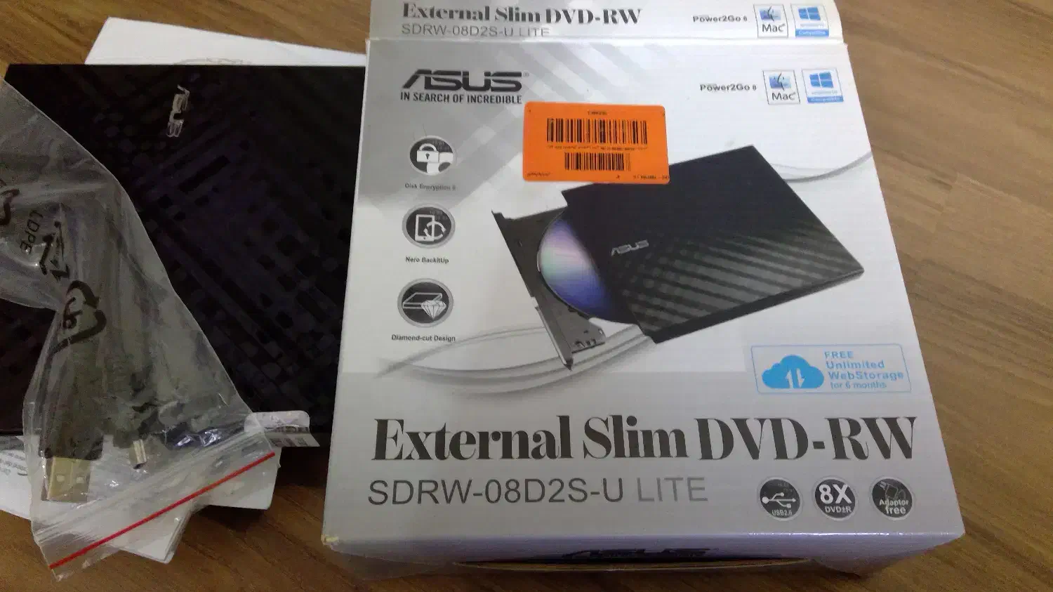 درایو DVD اکسترنال ایسوس مدل SDRW-08D2S-U Lite|قطعات و لوازم جانبی رایانه|قائمشهر, |دیوار