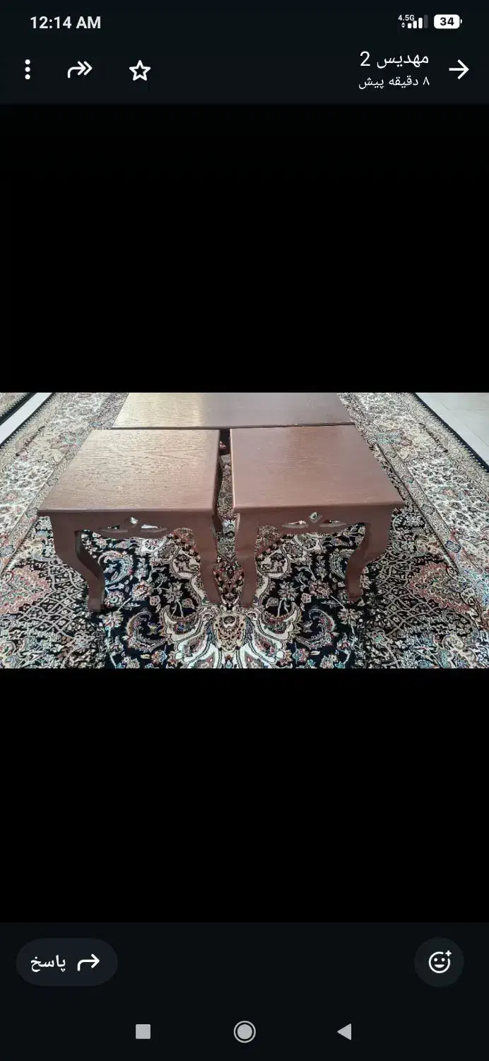 جلو مبلی وعسلی1500تومان|مبلمان خانگی و میز عسلی|کرمانشاه, |دیوار