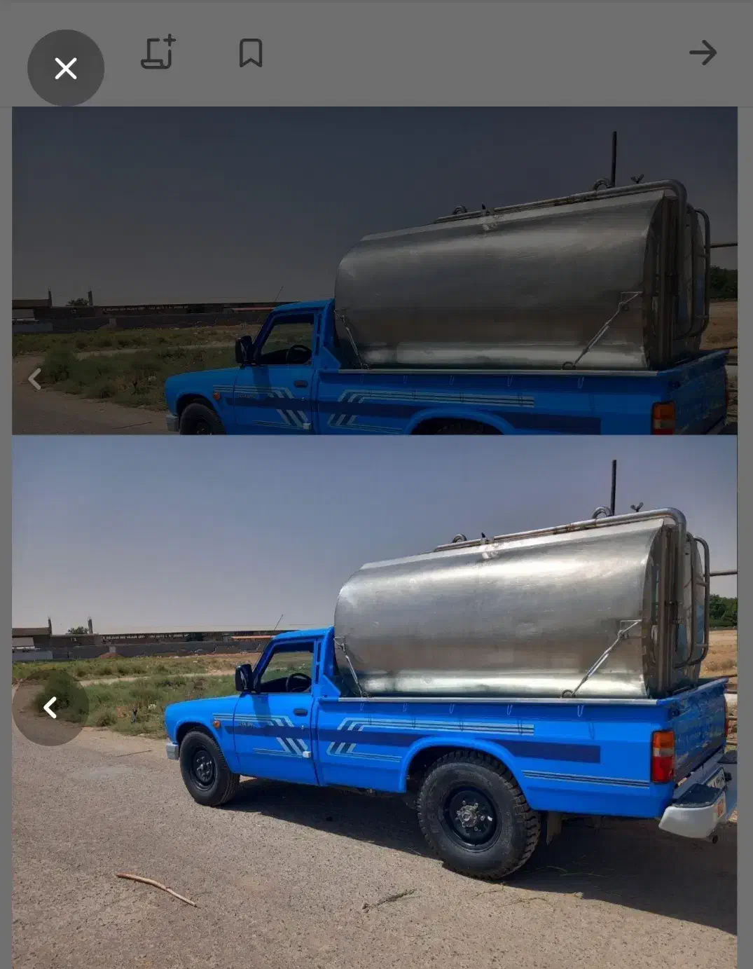 نیسان با تانکر حمل شیر|خدمات حمل و نقل|گرگان, |دیوار