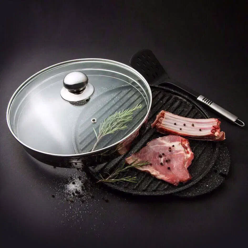 تابه گریل چدن قیمت عمده ارسال کل استان|ظروف پخت‌وپز|اردبیل, |دیوار