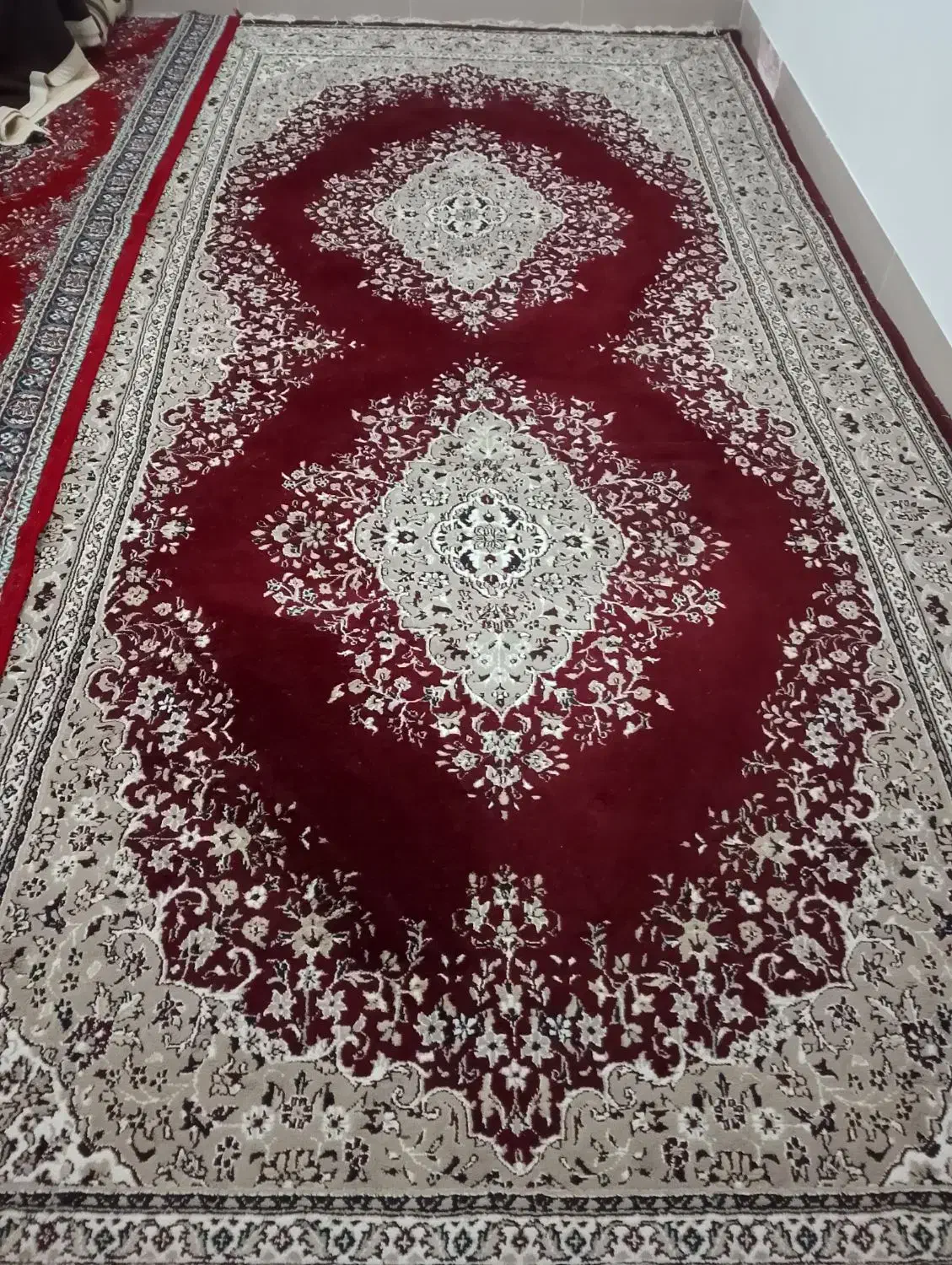فرش ماشینی ۲&۴ هشت متری|فرش|تاکستان, |دیوار
