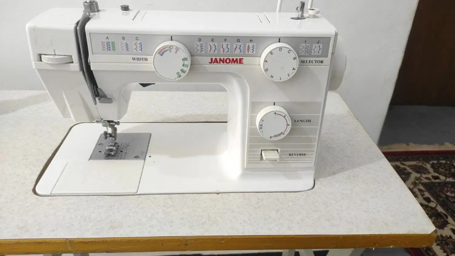 فروش چرخ ژانومه مدل 397|چرخ خیاطی و ریسندگی|ساری, |دیوار