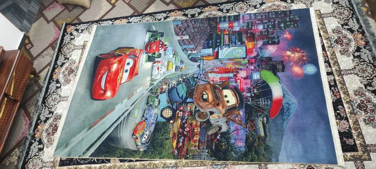 فرش ۴ متری عروسکی|فرش|لنگرود, |دیوار