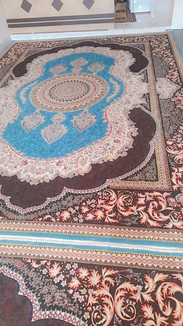 سه تخته فرش 12متری 700شانه اصل|فرش|کاشان, کارگر|دیوار