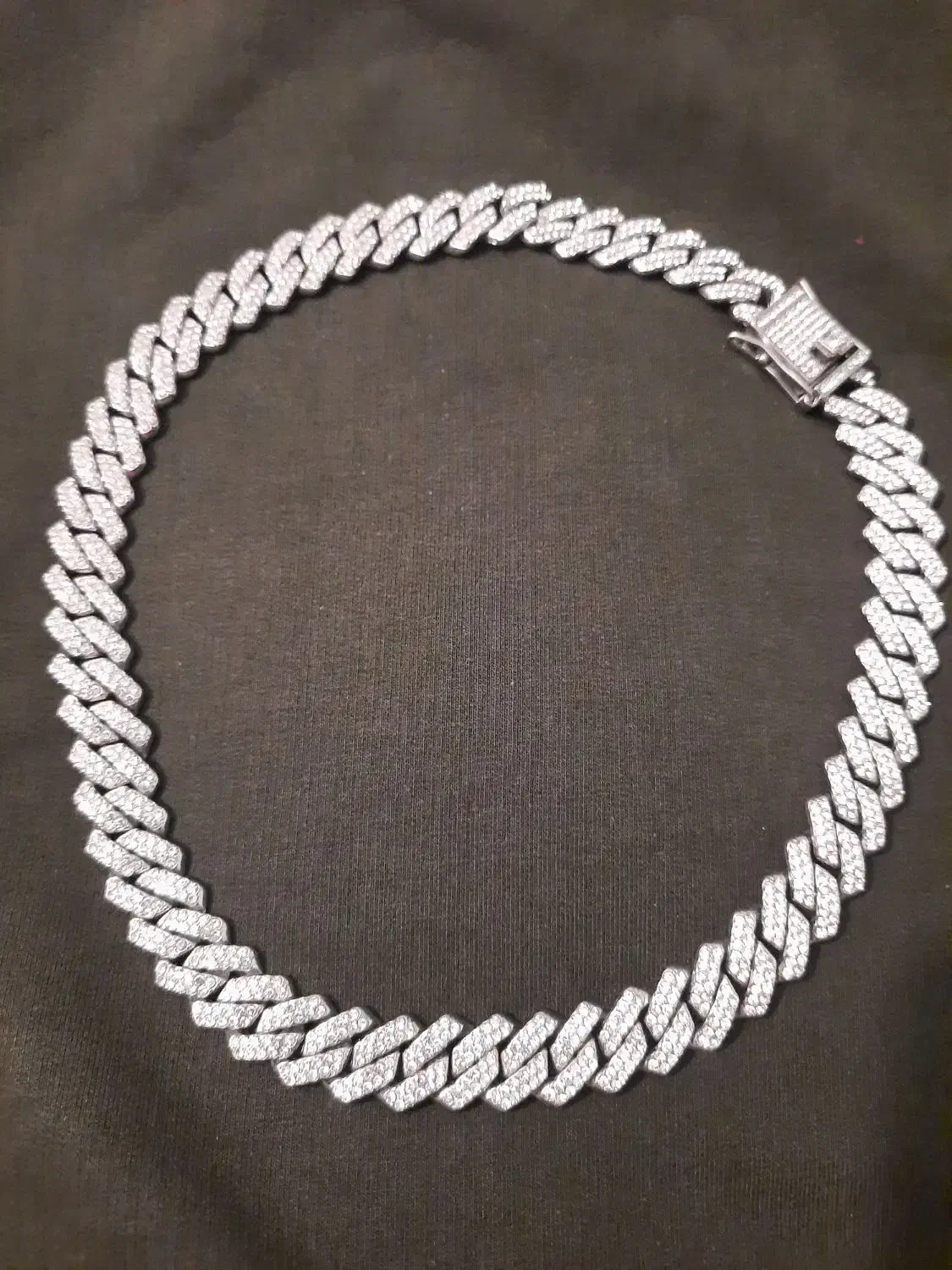 زنجیر گردنبند فول نگین|بدلیجات|ارومیه, |دیوار