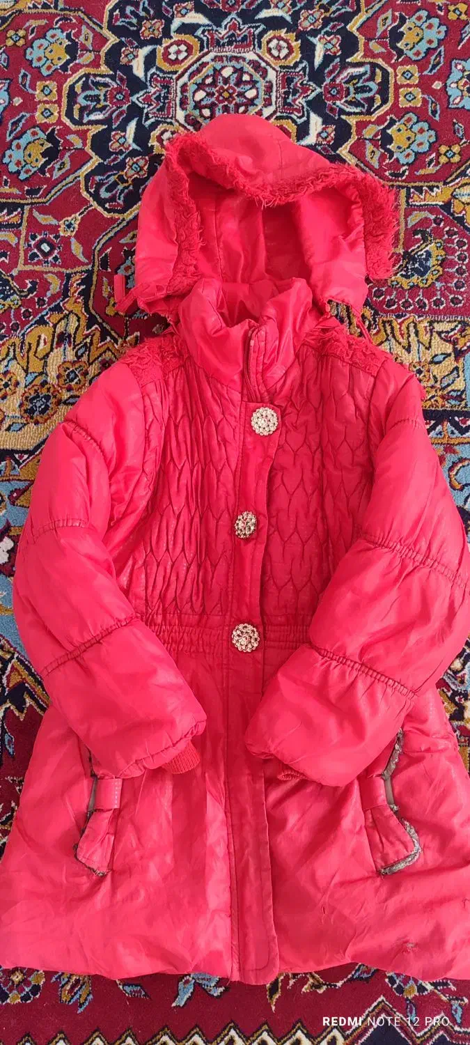 کاپشن دخترانه مناسب 8 تا 12سال|لباس|زبرخان, |دیوار