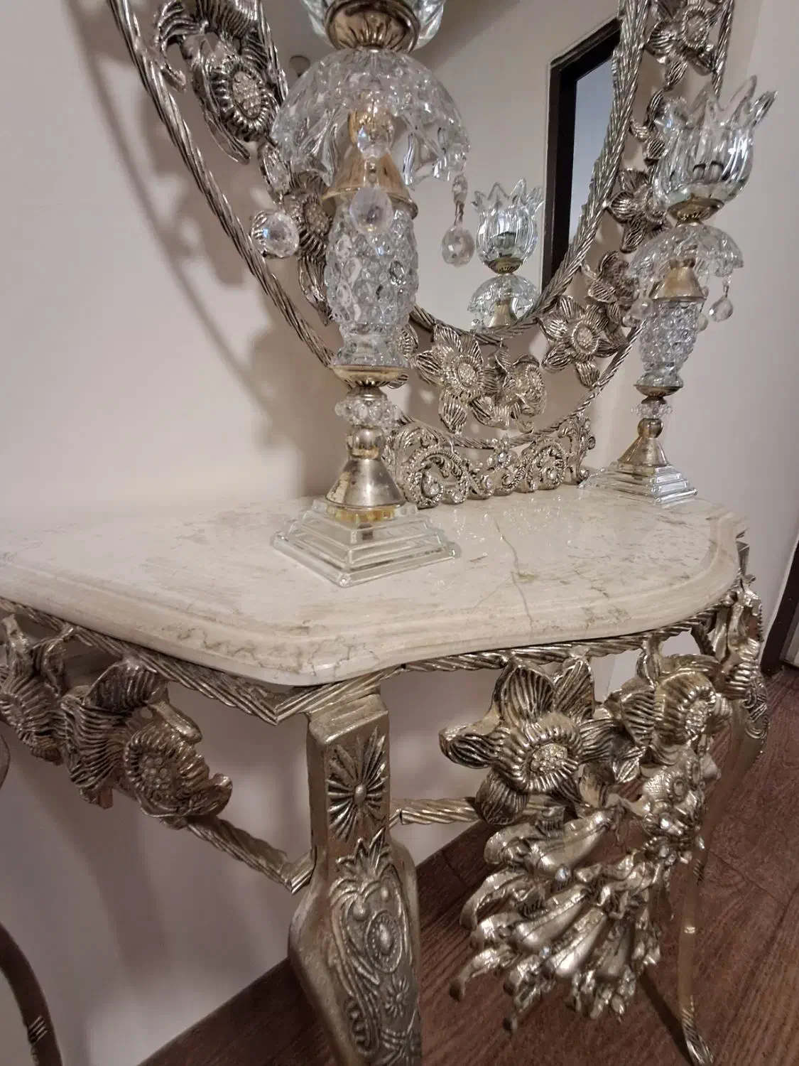 آینه کنسول و شمعدان ها|آینه|ارومیه, |دیوار