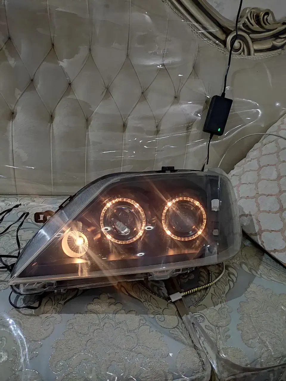 چراغ جلو النود اسپرت لنز دار سالم تایوانی دبل لنز|قطعات یدکی و لوازم جانبی|ری, سیزده آبان|دیوار