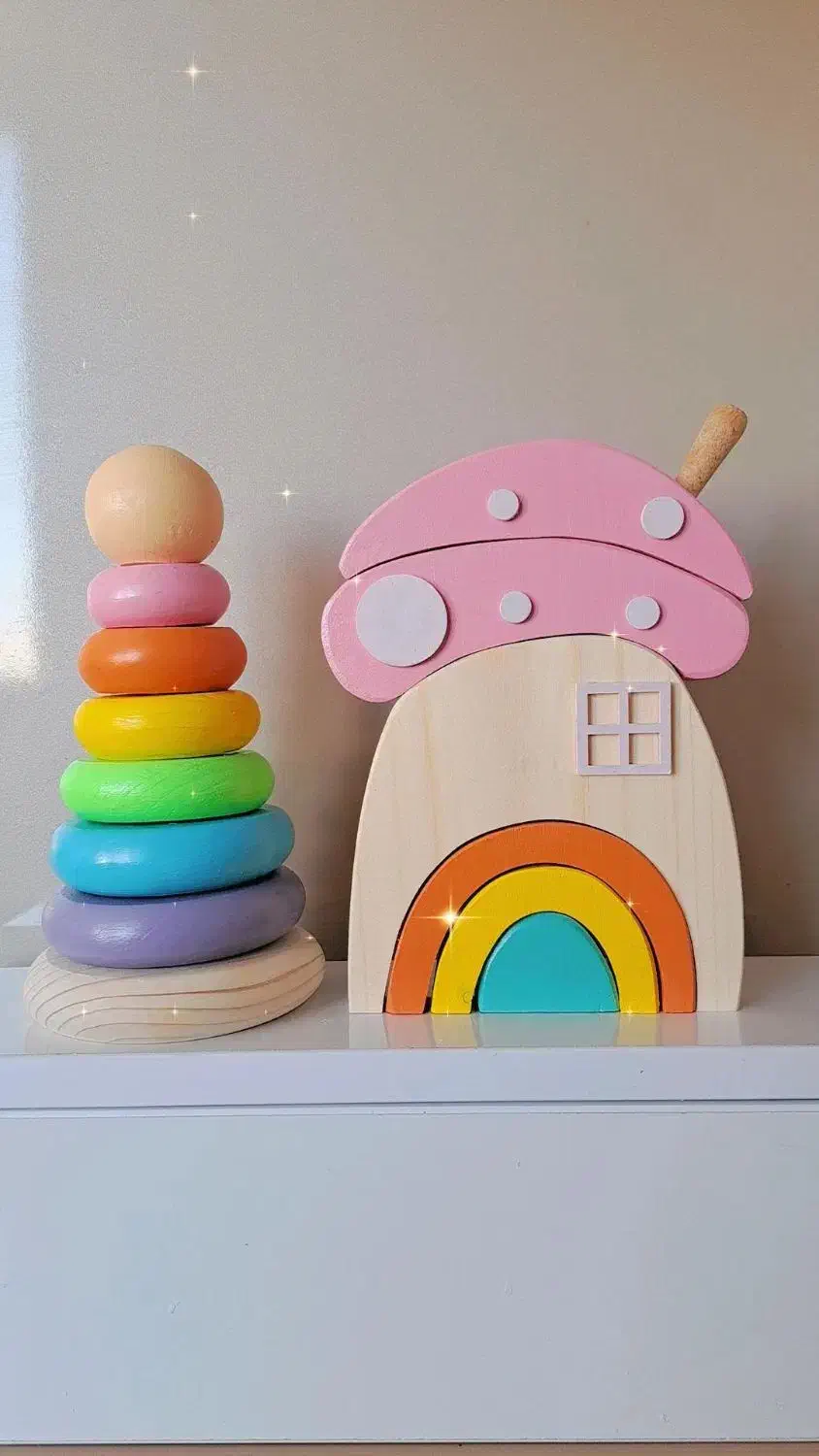 برج هوش رنگین کمان قطارکودکانه استنداسم سیسمونی|اسباب و اثاث بچه|اردبیل, |دیوار