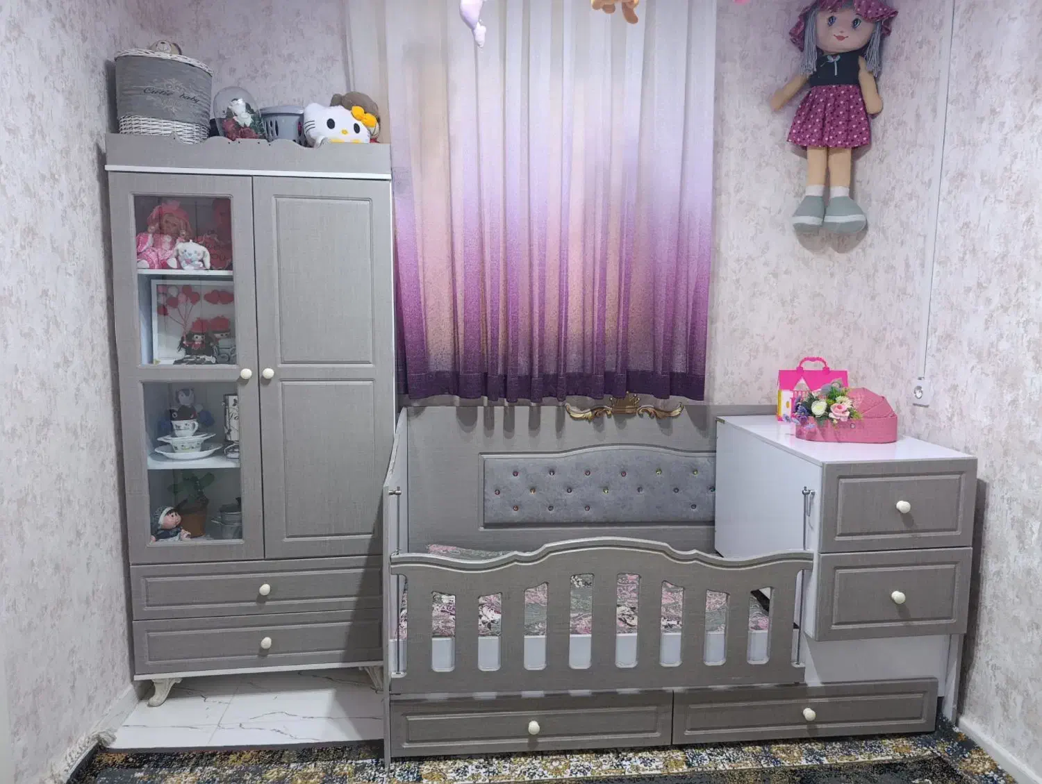 کمد و تخت بچگانه|تخت و صندلی بچه|اسدآباد, |دیوار