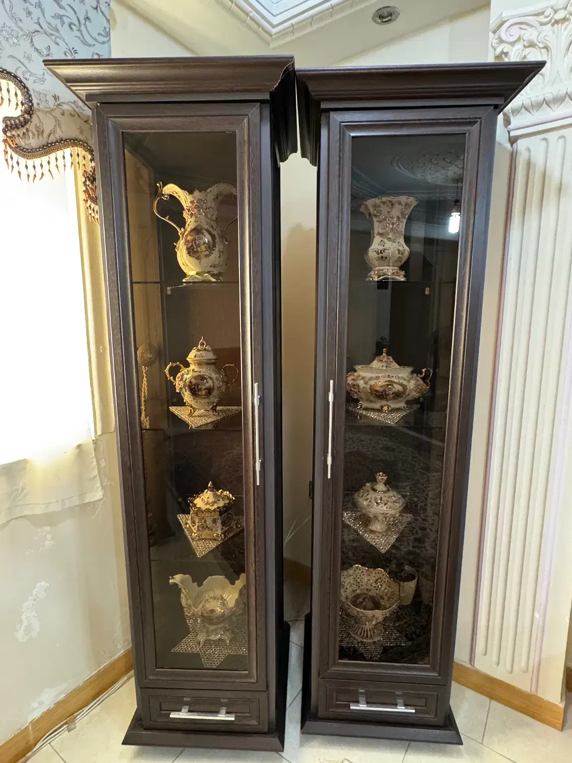 ویترین MDF|بوفه، ویترین، کنسول|تولم شهر, |دیوار