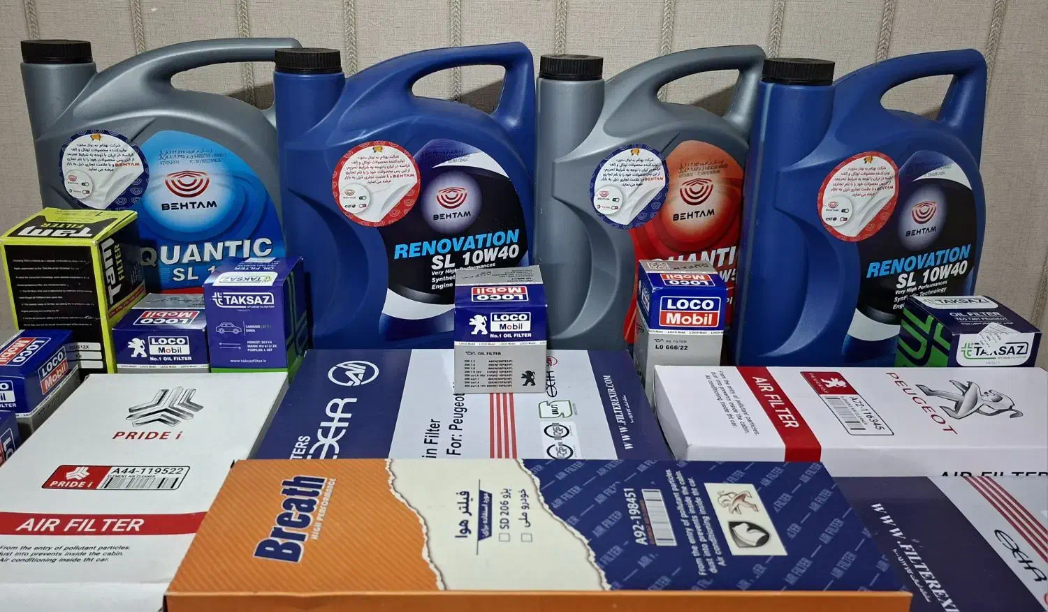 روغن موتور|قطعات یدکی و لوازم جانبی|اندیشه, اندیشه فاز ۳|دیوار