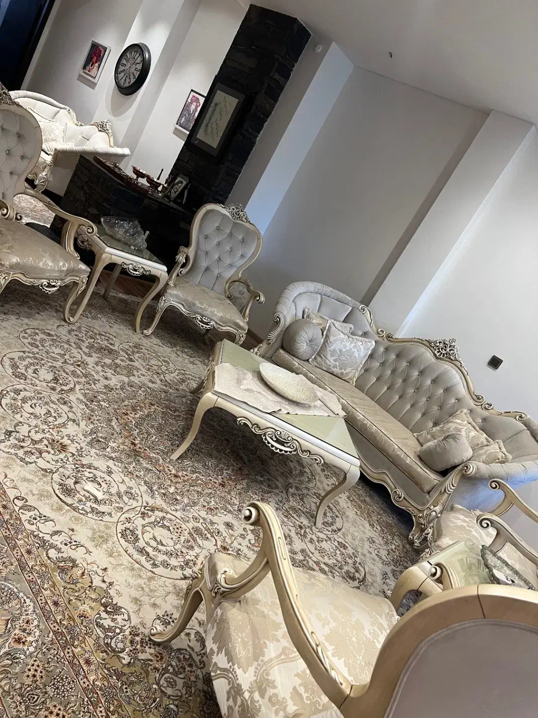 مبلمان کلاسیک ۱۰ نفره|مبلمان خانگی و میز عسلی|تهران, کوی بیمه|دیوار