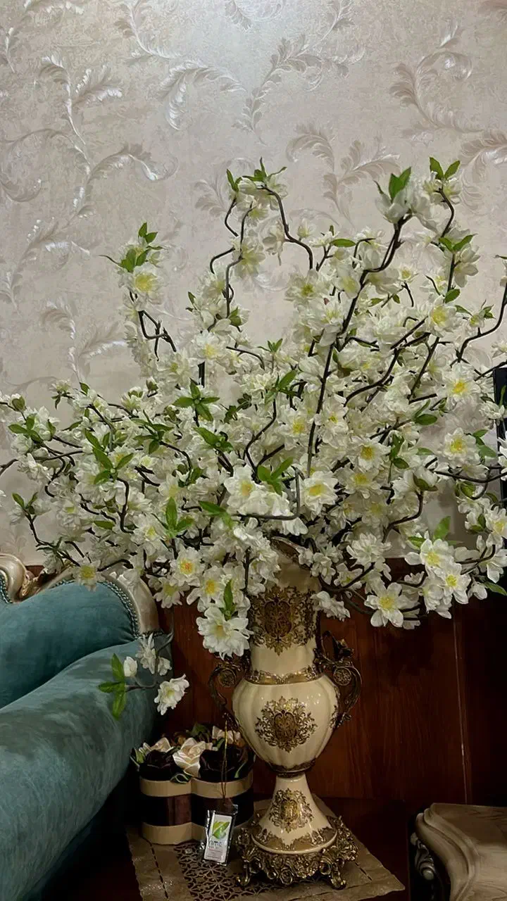 گلدن تزئینی مارک  به همراه گل های خارجی|صنایع دستی و سایر لوازم تزئینی|مشهد, مشکینی (شهرک غرب)|دیوار