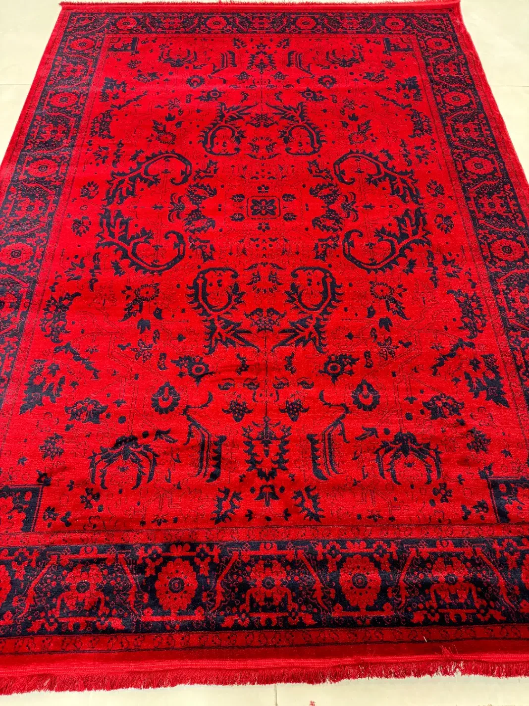 فرش ۵۰۰ شانه، نقش گل و ترنج|فرش|گرگان, |دیوار