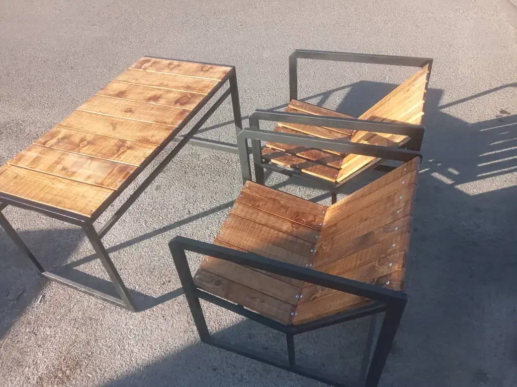 میز و صندلی دست ساز|صندلی و نیمکت|زنجان, |دیوار