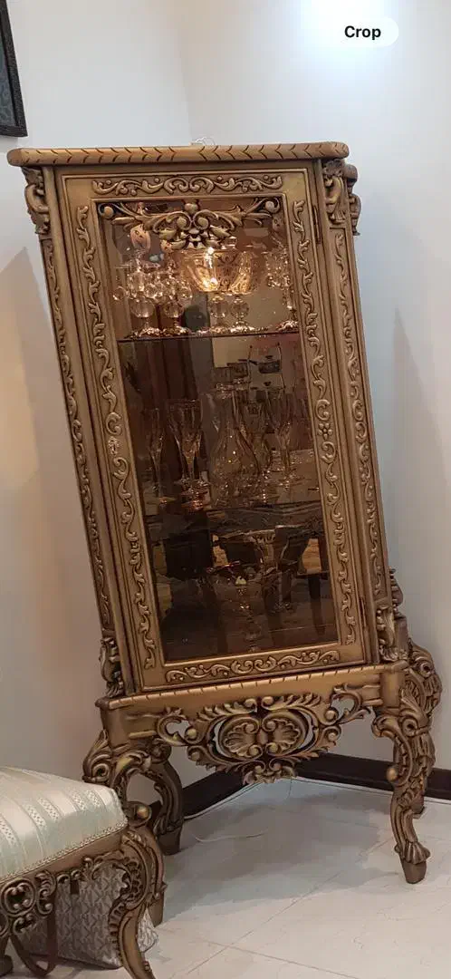 ویترین چوبی|بوفه، ویترین، کنسول|لنجان, |دیوار