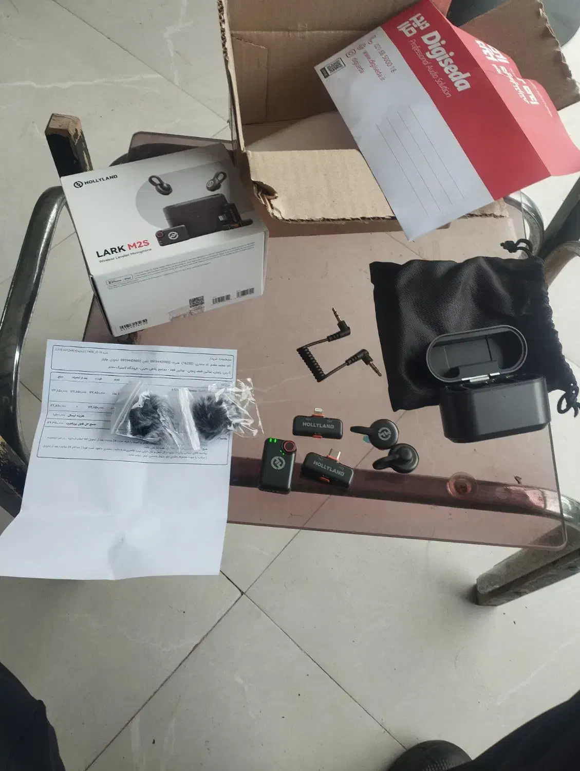 میکروفن یقه ای هالیلند لارکm2s آلتیمیت پک کامل|صوتی و تصویری|ابهر, |دیوار