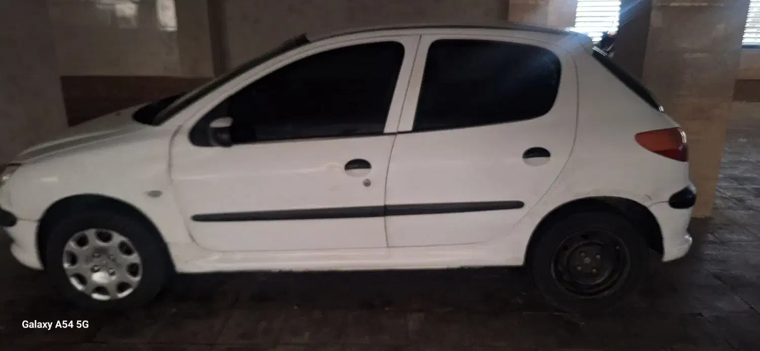 ۲۰۶ سفید مدل ۸۹|خودرو سواری و وانت|اندیشه, اندیشه فاز ۴|دیوار