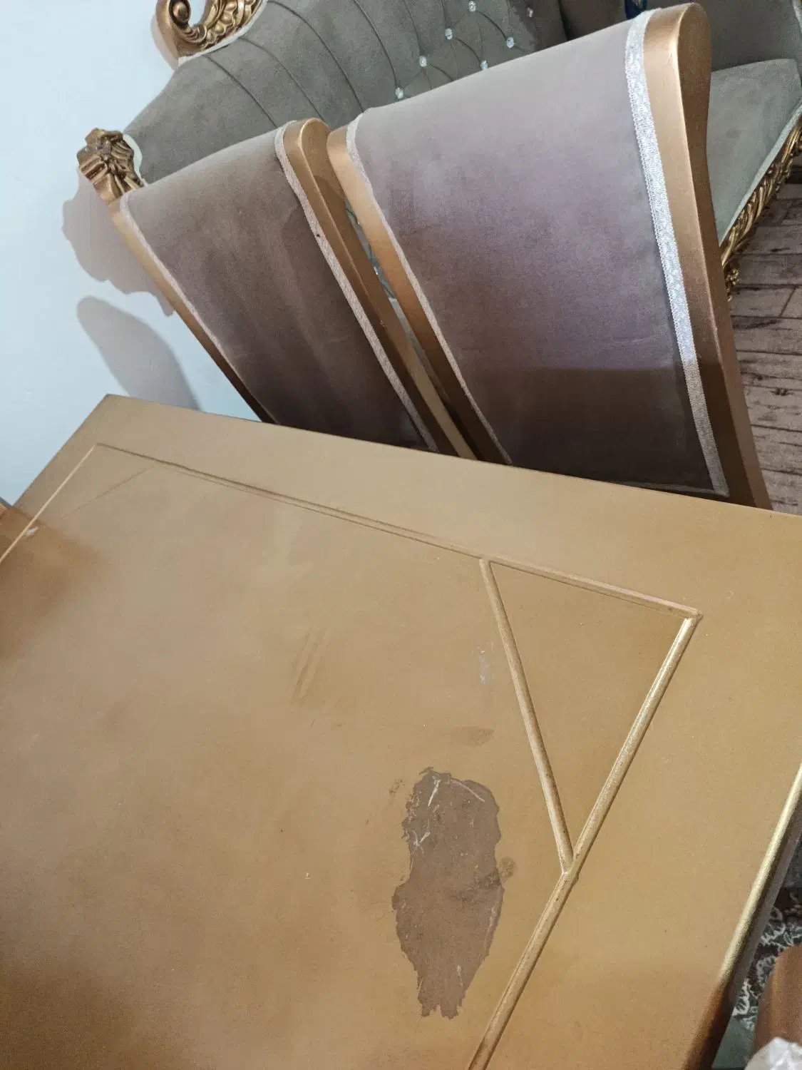 میز غذاخوری ۴نفره|میز و صندلی غذاخوری|اسفرورین, |دیوار