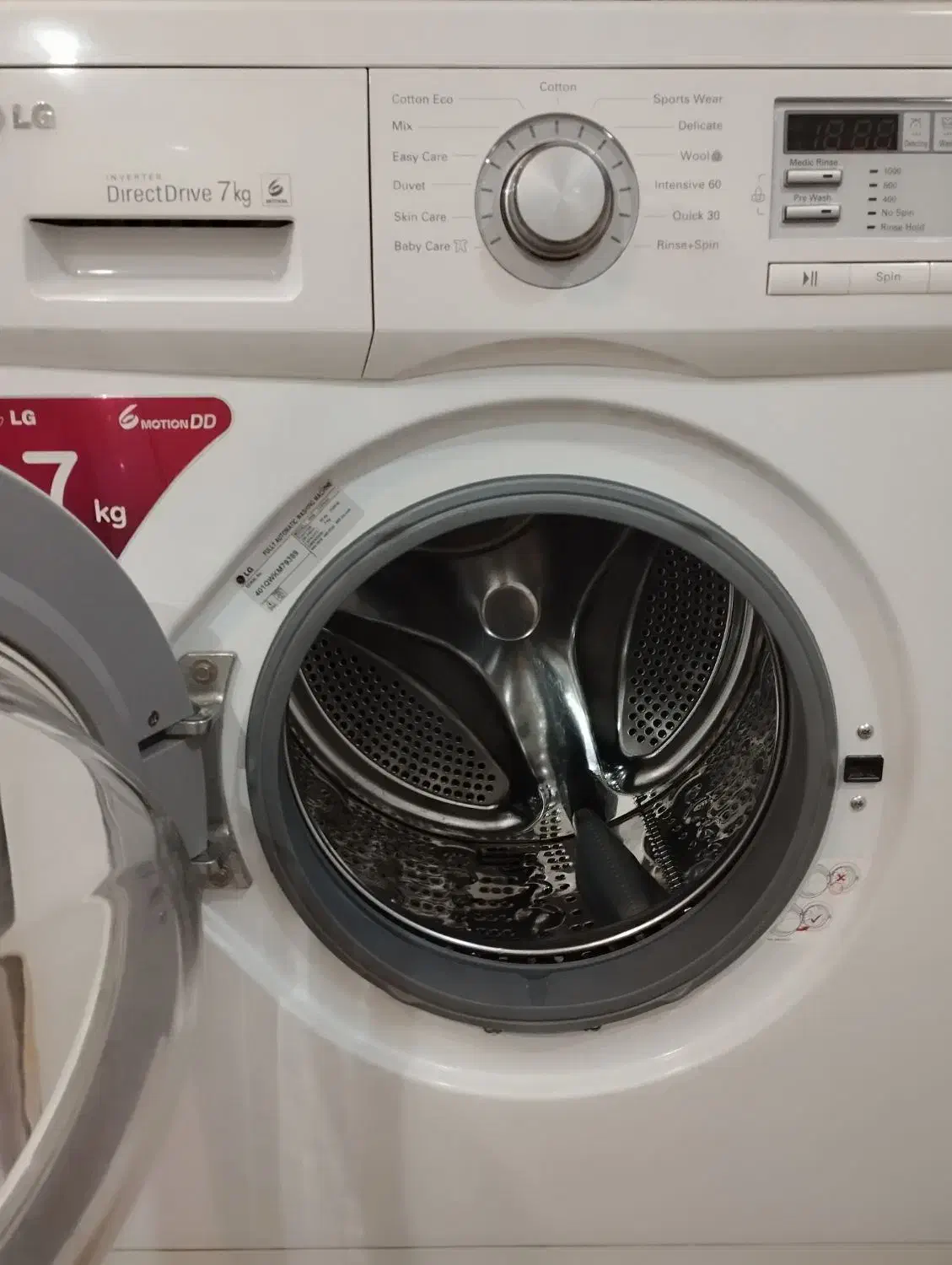 ماشین لباسشویی ال جی اصل کره 7 کیلویی|ماشین لباسشویی و خشک‌کن لباس|مهاباد (آذربایجان غربی), |دیوار