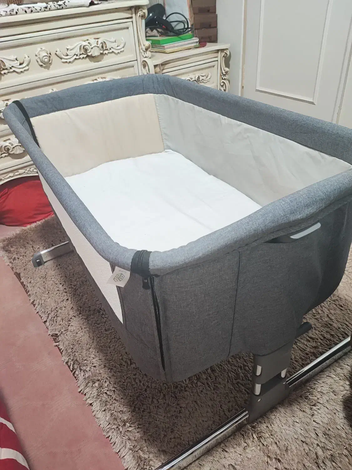 تخت کنار مادری مارک بیب|تخت و صندلی بچه|کرج, شاهین‌ویلا|دیوار